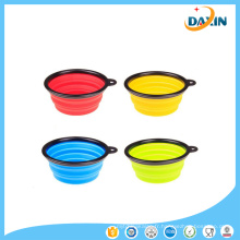 Vente chaude Pet Produits Silicone Bowl Pet Pliant Portable Chien Bols